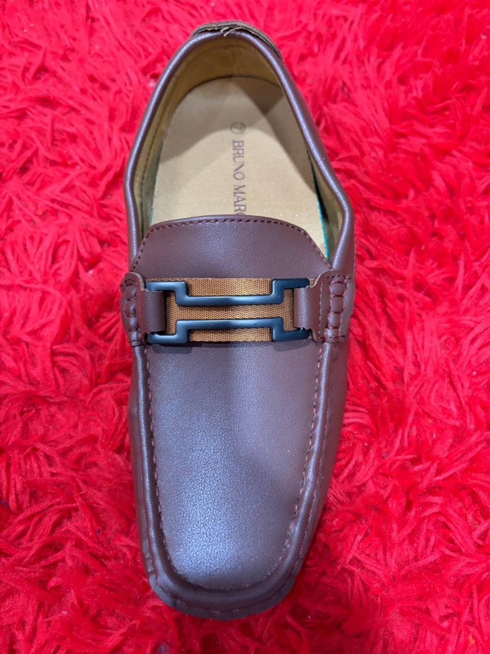 Boys Bruno Marc Brown Slip-On Loafer